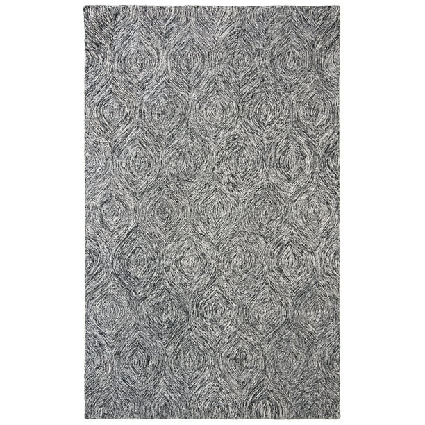 Ivory 4' x 6' Safavieh Micro-Loop Collection MLP152F Handmade Premium Wool Area Rug Grey Ivory 4' x 6' Safavieh Micro-Loop Collection MLP152F Handmade Premium Wool Area Rug Grey